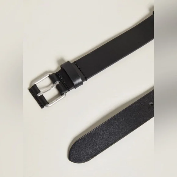NWOT Weekend Max Mara Braided Genuine Leather Belt Black Sz  display picture 1